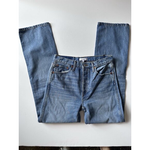 RE/DONE 90s Loose High Rise Straight Leg Jeans Blue Haze - Picture 8 of 9